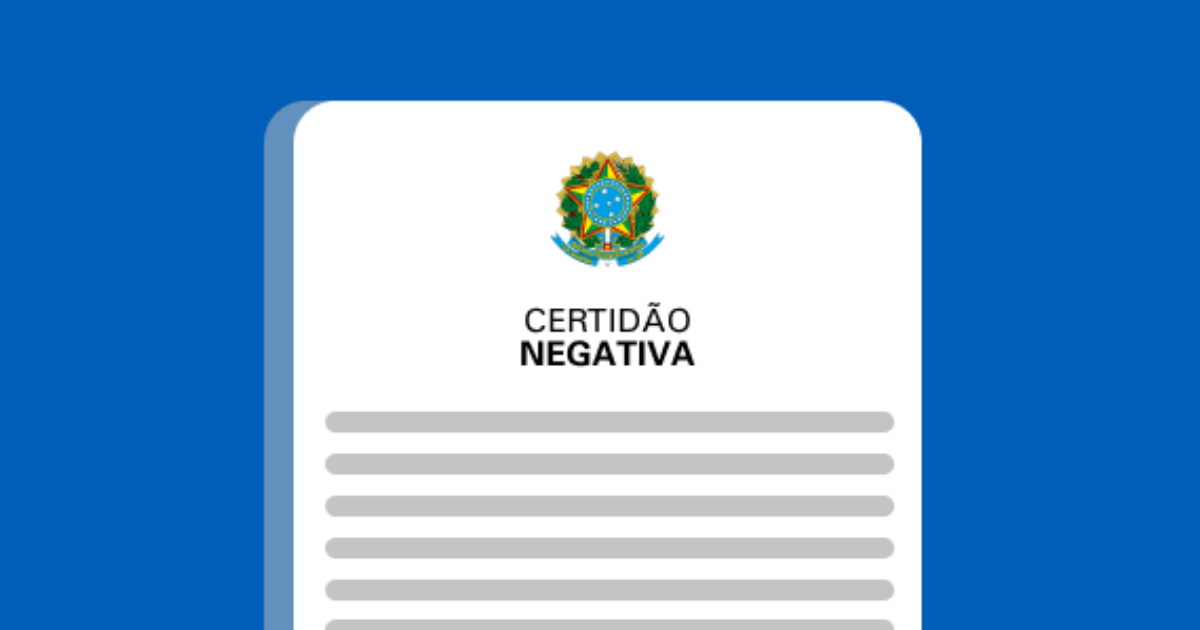 certidão negativa