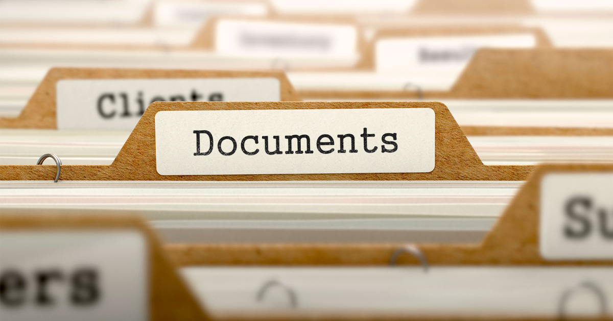documentação empresarial
